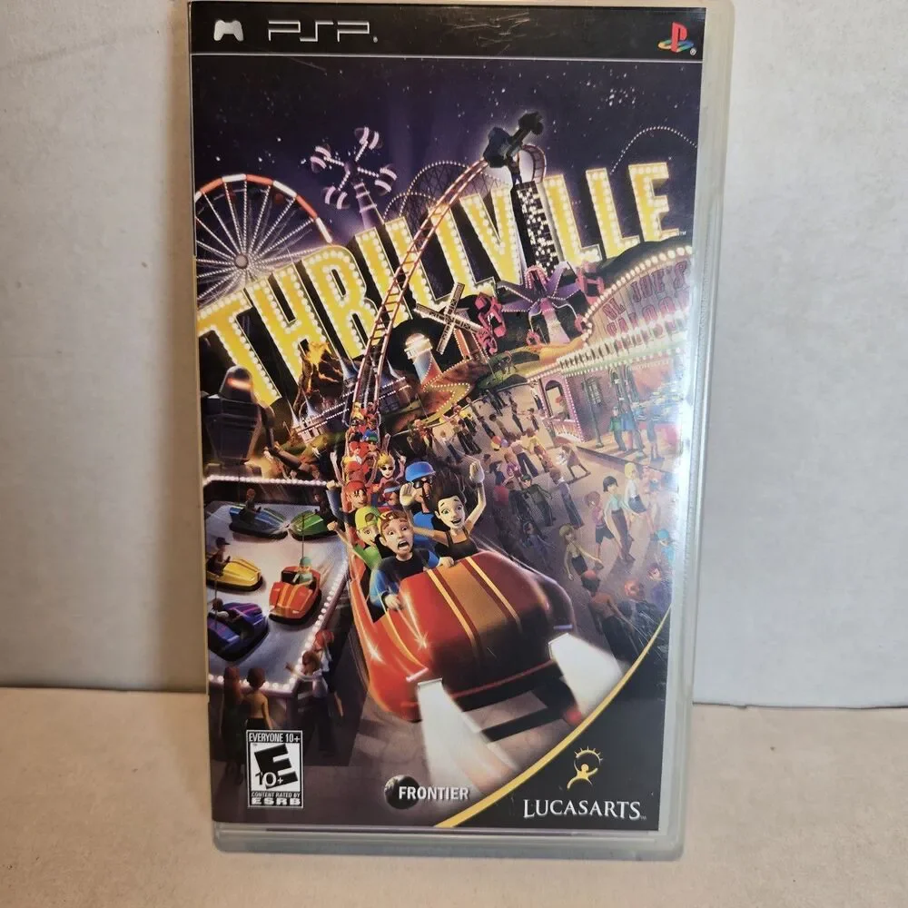 Thrillville (Sony PSP, 2006) - Complete in Box (CIB) - LucasArts